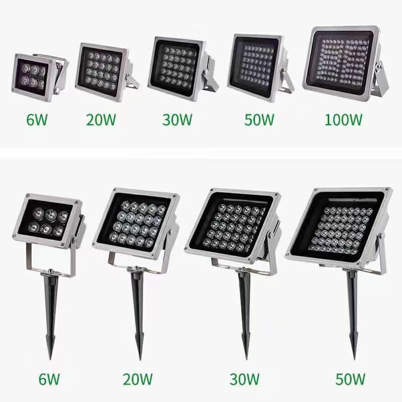 Outdoor solar high-power street lights, landscape colorful floor mounted underwater lights, fish pond fountain lights 36-2023-0206
