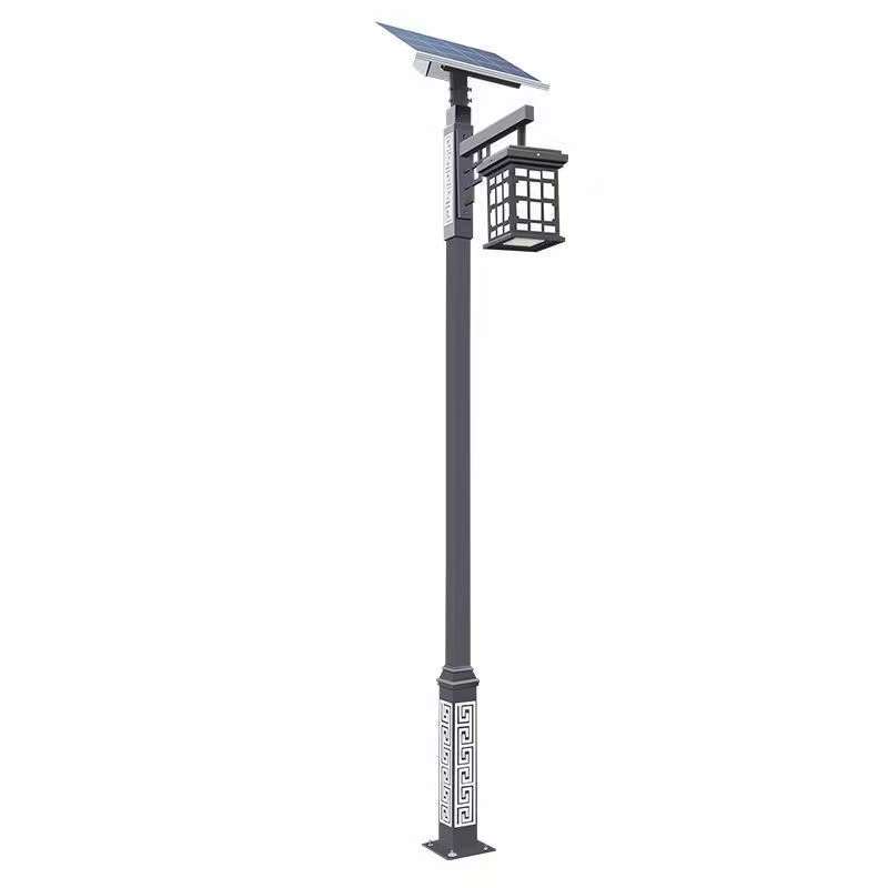 Solar imitated Chinese style street lights, with zero electricity bill for the whole year -172-20230708