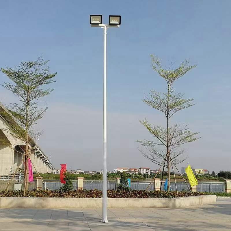 Lâmpada solar do pólo alto, renderings reais da instalação -134-20230630