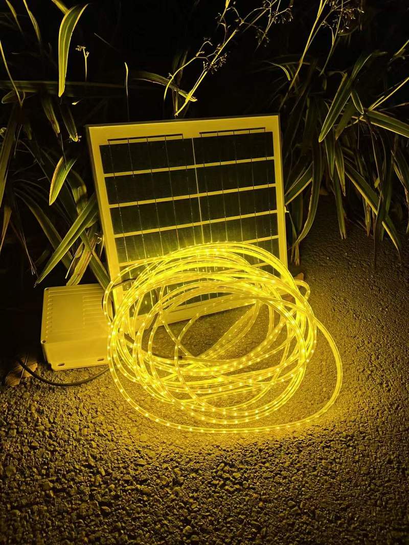 Solar outdoor light strip, wiring free, 0 power consumption -28-20230707