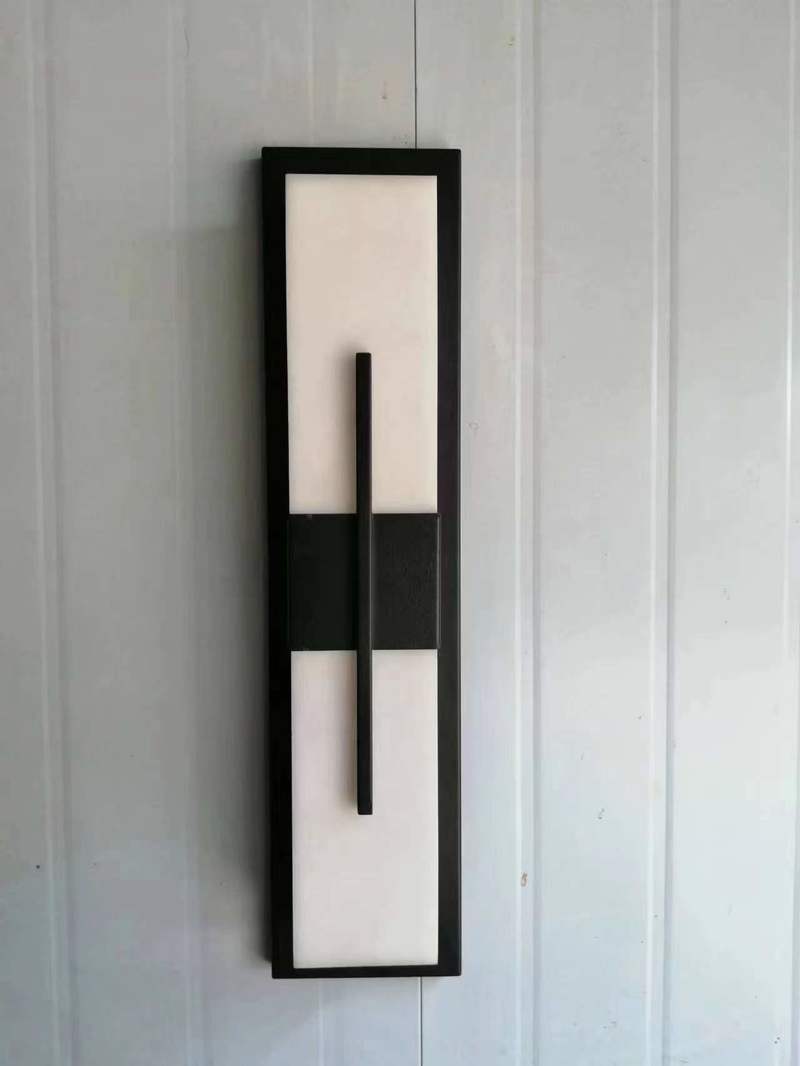 jednoduché a kreatívne stenové svietidlo, vonkajšie vododorné dvorové stĺpce -87-20230619